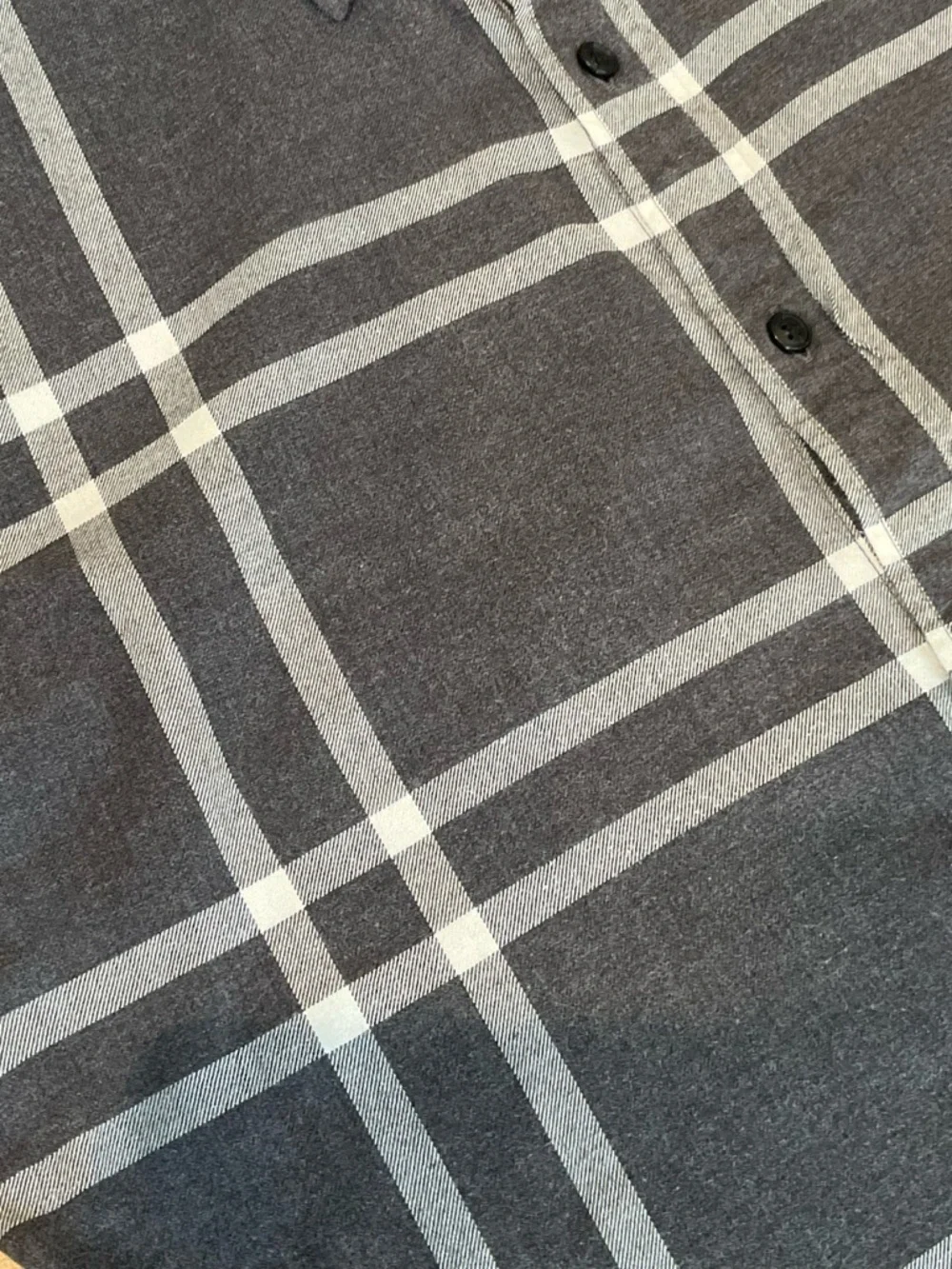 BUNDLE Banana Republic Grant Fit Luxe Flannel Plaid Shirts Blue Gray Mens Medium